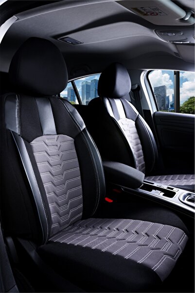 Startcar Mitsubishi Space Star Semi Leather Car Seat Cover Front Rear Set Pla...