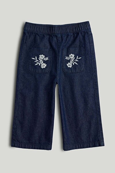 MOTHERCARE Denim Embroidered Trousers
