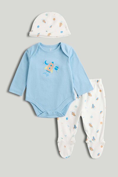 MOTHERCARE Space 3-Piece Baby Outfit Set