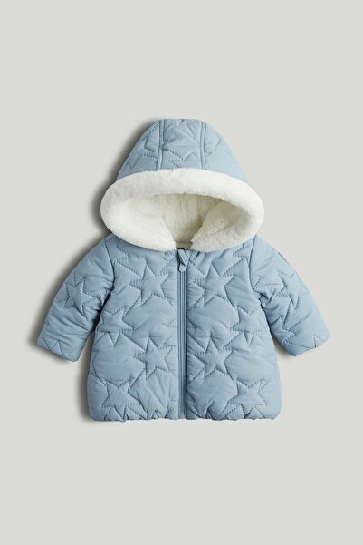 MOTHERCARE Blue Star Quilted Coat