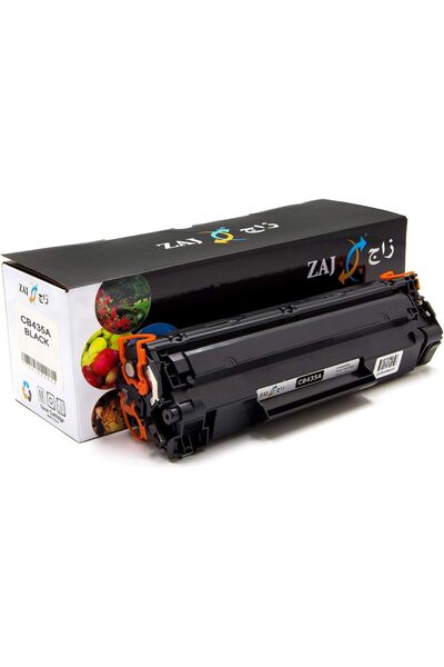 ZAJ خرطوشة حبر متوافقة لطابعات HP CB435A باللون الأسود 35A -