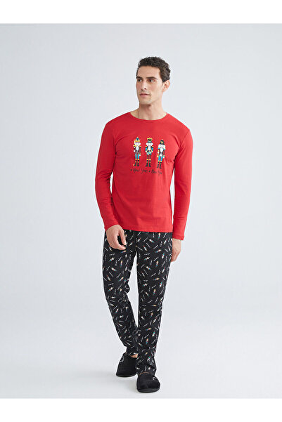 LC Waikiki Ozmarka New Season Standard Fit Men's Pajama Set