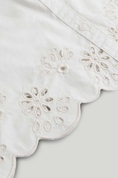 MOTHERCARE White Broderie Blouse