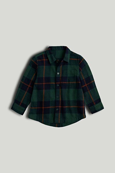 MOTHERCARE Green Checked Shirt