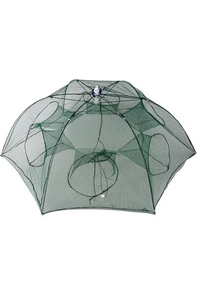 Raco مصيدة صيد سداسية محمولة قابلة للطي - 6 جوانب، 6 فتحات، مع حبل