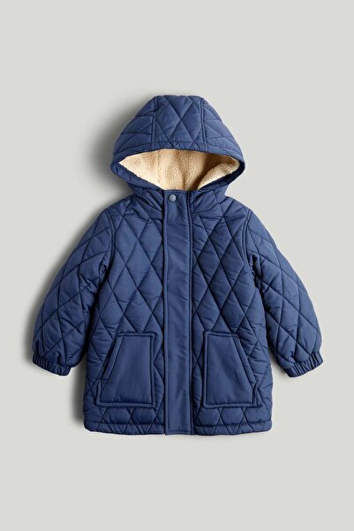 MOTHERCARE Blue Quilted Jacket