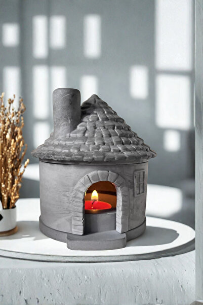 LALEZEN HOME DEKORATİF MINI MUMLUK EV (12X8) - TEALIGHT HEDIYELI