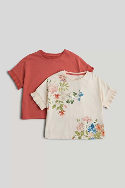 MOTHERCARE 2 Pack Frill Sleeve T-Shirts