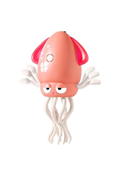 Picodino Interactive Dancing Crawling Octopus Toy with Music & LED Lights, USB, 6+ months, Pink