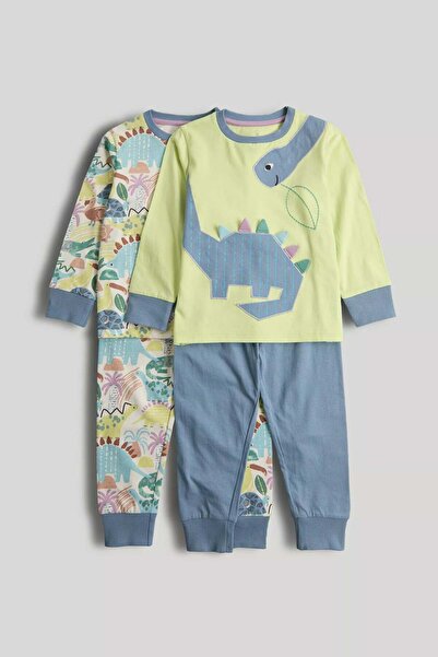 MOTHERCARE 2 Pack Dinosaur Pyjamas