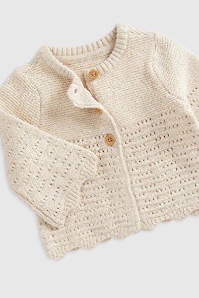 MOTHERCARE Beige Knitted Cardigan
