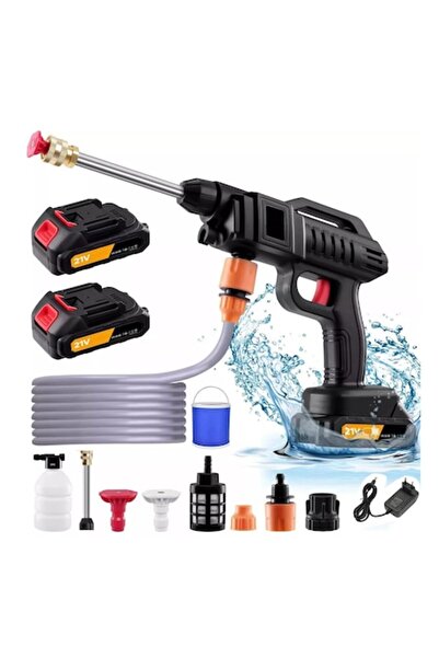 dalimag Pistol de apă de înaltă presiune pentru spălarea mașinii, 300W 21V, f...