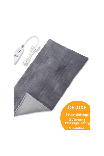 CME وسادة مساج للجسم بالتدليك الحراري مع 6 إعدادات لتهدئة آلام العضلات والمفا...
