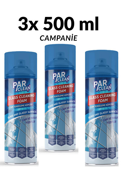 Parlement Glass Cleaning Foam Spray 3x - 500 ml - Par Clean
