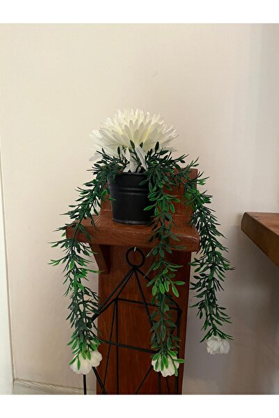 LABURN Artificial Flower Pendant Lamp Huajia Hanging Plant in a Pot with Roses