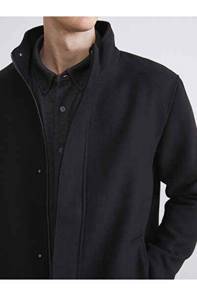 LC Waikiki Özmarka Yeni Sezon Standart Kalıp Dik Yaka Erkek Kaşe Kaban
