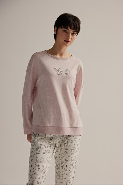 Hays Kadın Pamuklu Uzun Kollu Pijama Üstü