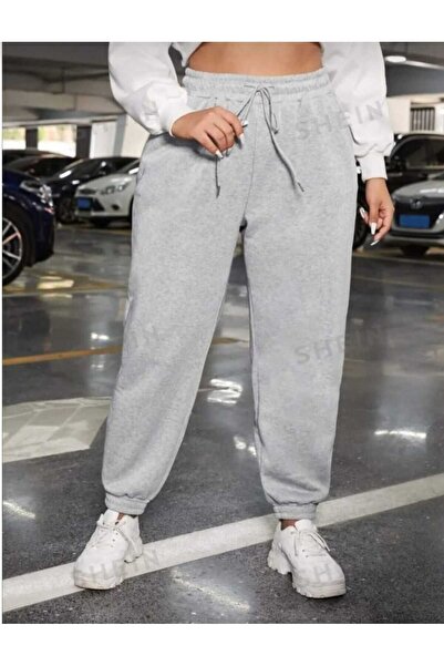 BERYY MODA Pantaloni de trening de iarnă pentru femei, cu manșete elastice