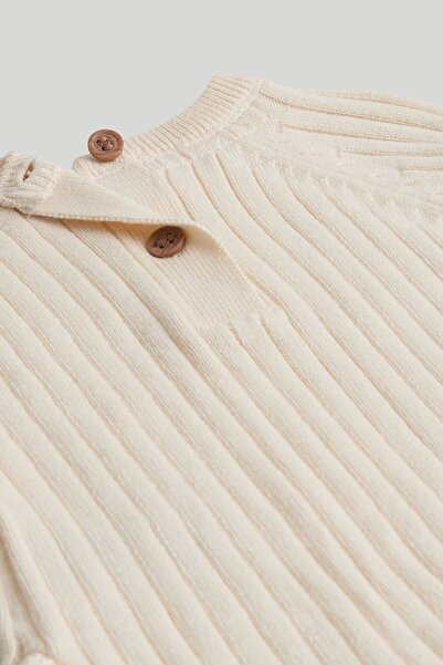 MOTHERCARE Cream Knitted 3-Piece Outfit