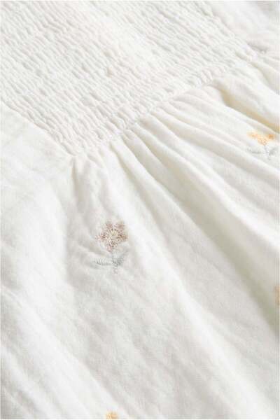 MOTHERCARE White Daisy Dress and Knickers Outfit