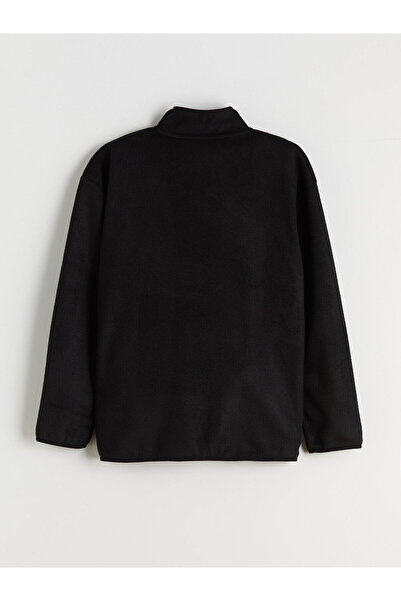 LC Waikiki Özmarka Yeni Sezon Dik Yaka Nakışlı Polar Erkek Çocuk Hırka