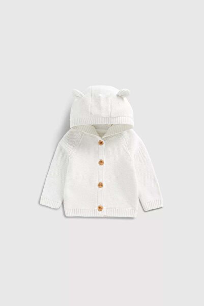 MOTHERCARE White Knitted Cardigan
