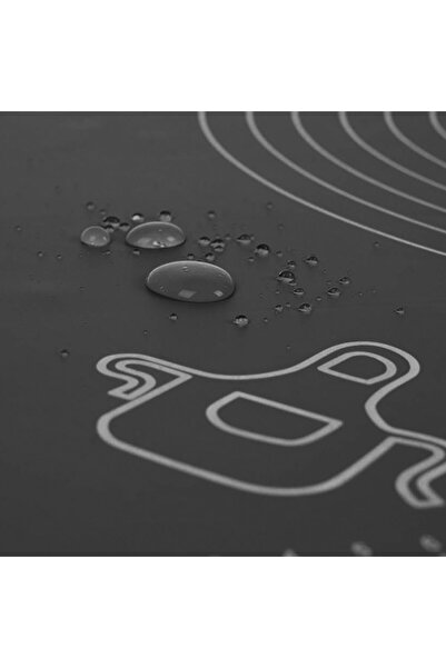 EBA Set Sucitor si Plansa pentru Aluat eBA®, cu diagrama de dimensiuni, 60 x 40 cm, negru