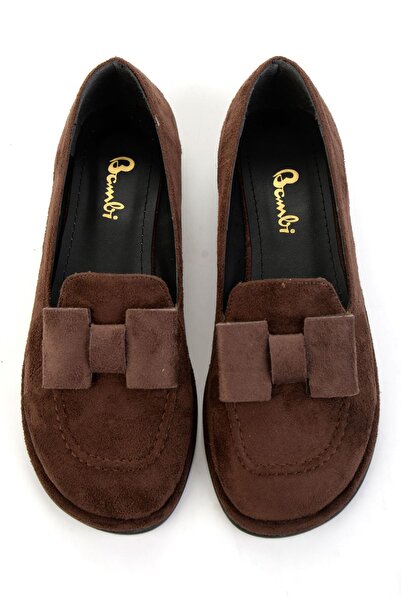 Bambi Kahve Kadın Loafer Ayakkabı K01632258372