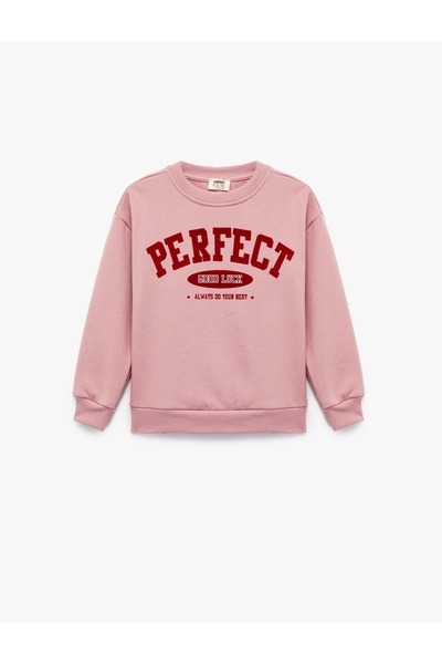 Koton Hanorac pentru fete 6Wkg10202Ak ROZ