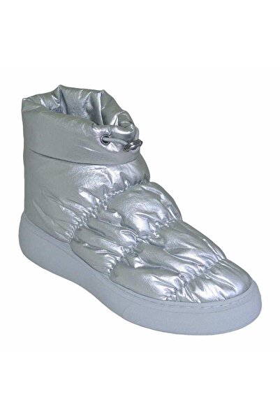 SEVER AYAKKABI Women's Parachute Fabric Gray Snow Boots Parachute Fabric Gray Snow Boots