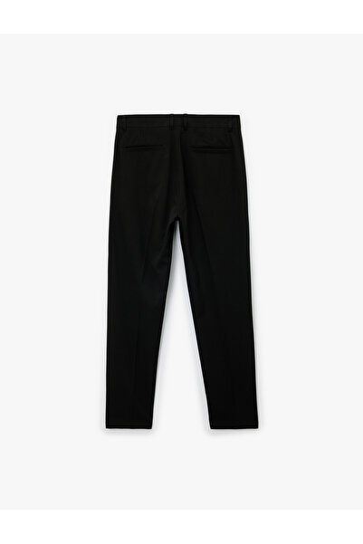 Koton Παντελόνι από ύφασμα μείγματος βισκόζης με λεπτομέρεια εφαρμοστό τσέπες