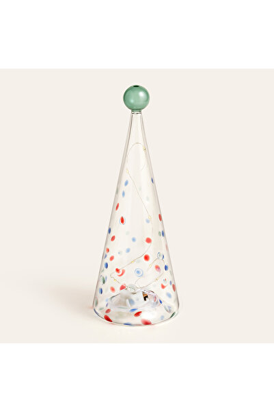 Zsa Zsa Zsu Henan Borosilikat Cam Dekoratif Aydınlatma 23 Cm Şeffaf - Renkli