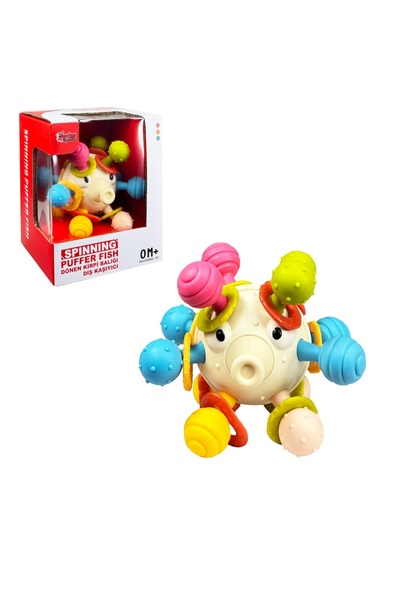 Vardem Eğitici Dönen Kirpi Balığı Bebek Aktivite Oyuncağı