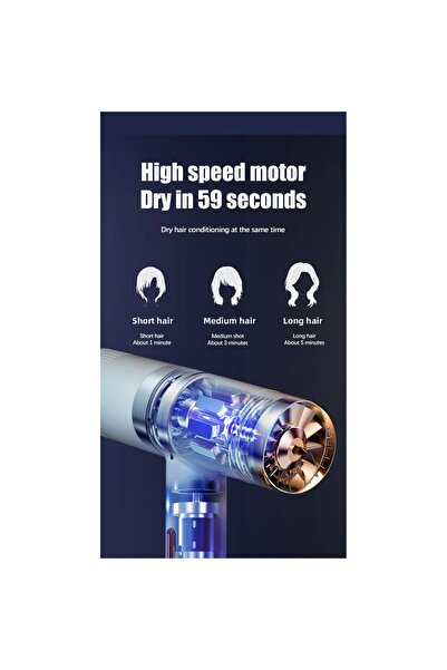 Generic 2000W Professional Portable Hair Dryer | Fast Drying Ceramic Tech | Salon Results for Home & Travel