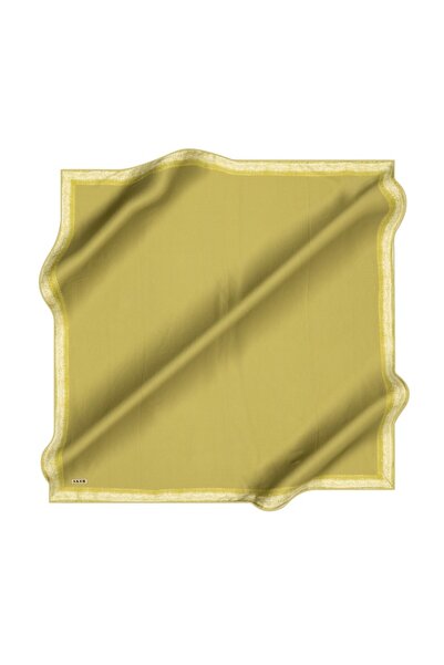 Aker Düz Renk Kenar Bordürlü Saf İpek Sura Eşarp 8959701