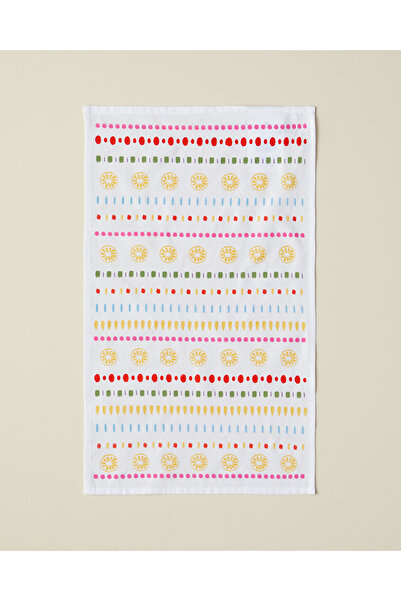 English Home Limefest Pamuk Kurulama Bezi 30x50 cm Sarı