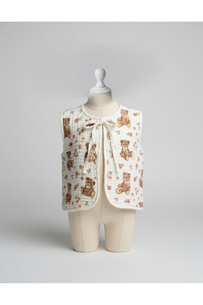 Mimiko Unisex Baby 100% Organic Cotton 4 Layer Muslin Patterned Sleeveless La...