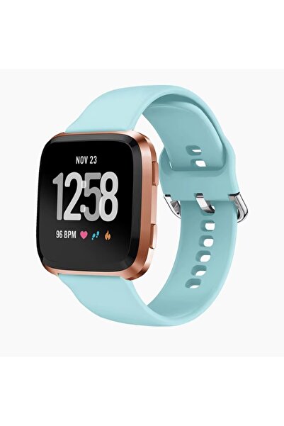 REDz Accessories Smartwatch Strap 22 mm, For Fitbit Versa 1/2/Lite, Silicone, Light Blue - Length S 140-180 mm