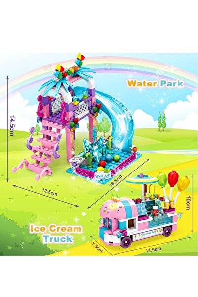 COOYA Girls Building Blocks Toys, 4 Models Randomly Shipped, Princess Building Blocks