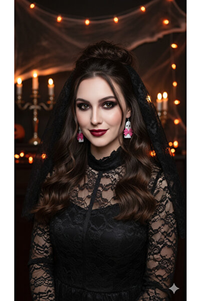 Lu Atelier Pink Phantom Handmade Polymer Clay Earrings – Non-Allergenic Steel – Handmade Gift Earrings