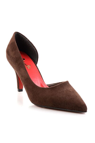 Bambi Kahve Kadın Klasik Topuklu Ayakkabı K01231363972