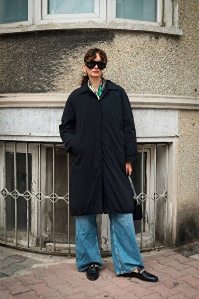 Fast Perry UZUN MONT SİYAH RENK