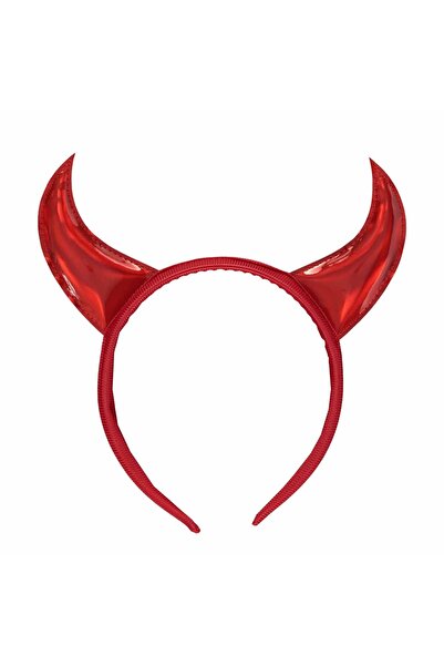 AMSCAN Bandă de Halloween cu coarne roșii strălucitoare pentru costume de vrăjitoare sau diavol