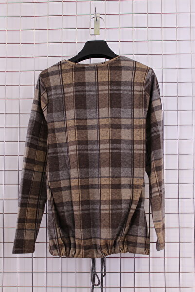 YXL COLLECTION Дамска пола с каишка и качулка в големи размери, с каишка и мек пуловер