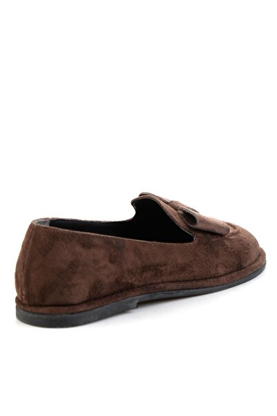 Bambi Kahve Kadın Loafer Ayakkabı K01632258372