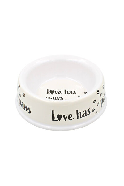 Gift Design Melamine dog bowl 1.5L Love has paws