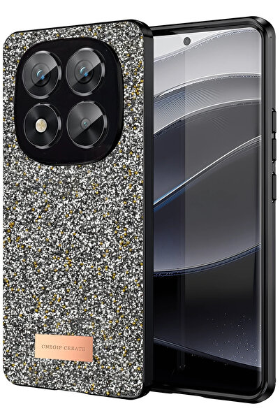 Rivor Xiaomi Redmi Note 14 Pro Plus+ Kılıf Kamera Çıkıntı Taşlı Boncuk İşleme...