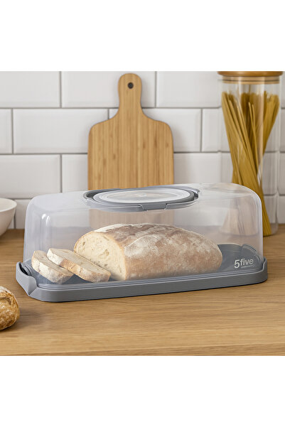 5FiveSmart Bread storage box, 5Five, polypropylene, 36x13x16 cm, gray