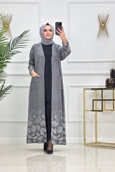 Valens Butik Ζακέτα Hijab με λουλουδάτο σχέδιο Sümeyye