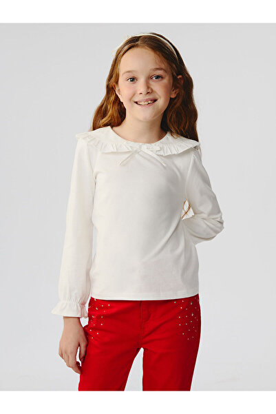 LC Waikiki Μπλουζάκι για κορίτσι με γιακά μωρού